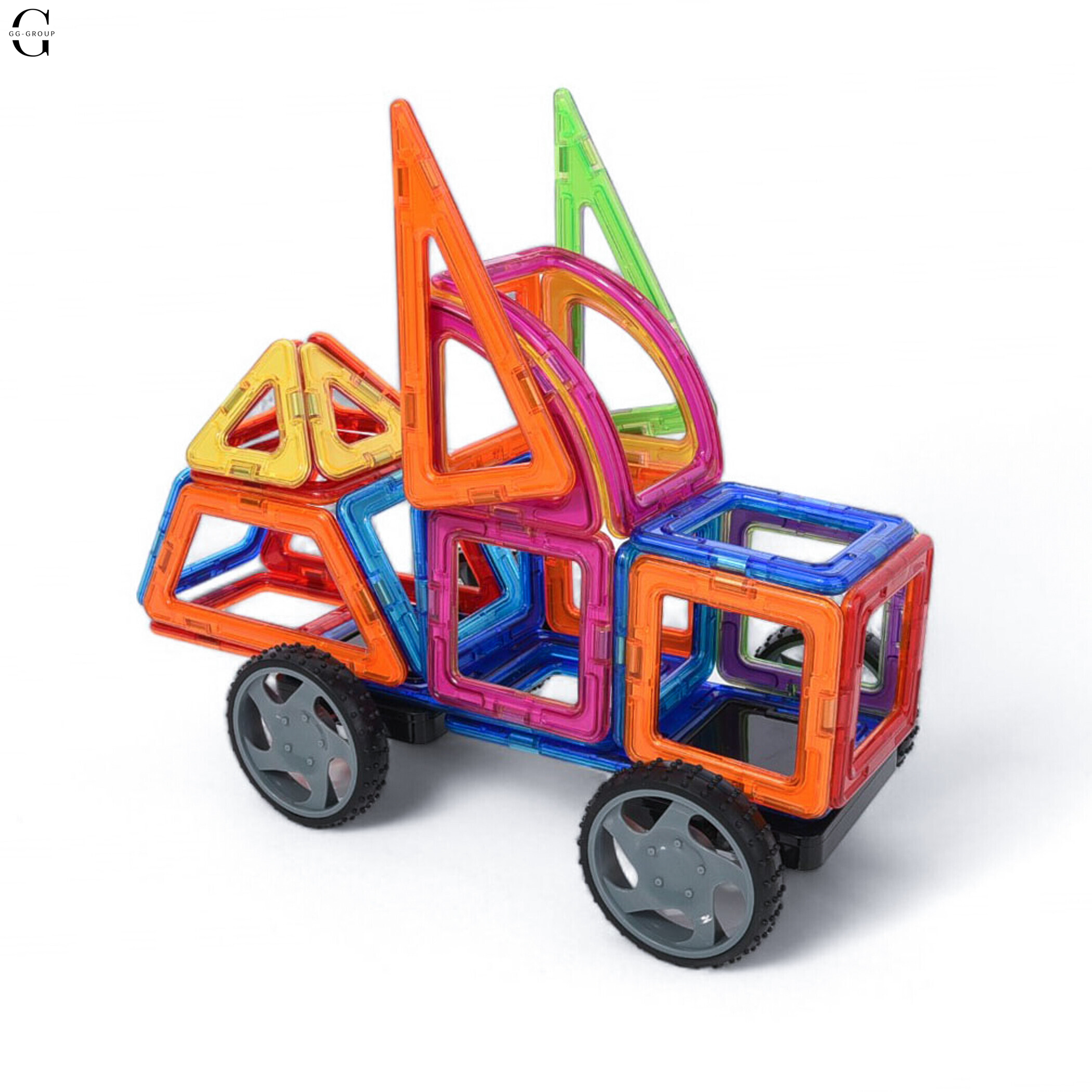 Магнитный конструктор 68 деталей транспорт Magnit/Magical/LIMO TOY